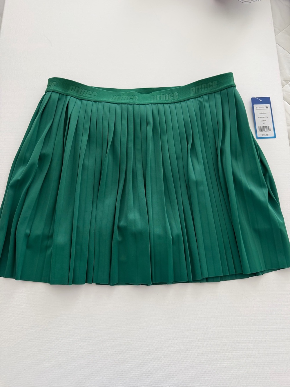 Prince x Target Pleated Tennis Skirt in Emerald Green